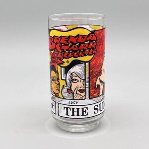 Vintage 1976 The Sunday Funnies Brenda Starr Reporter 5.5" Juice Glass
